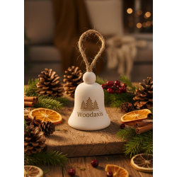 Dzwonek na choinkę 40 mm